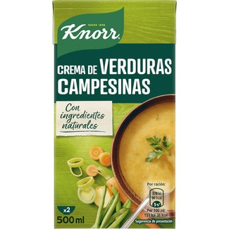 crema de verduras campesinas envase 500 ml - Knorr