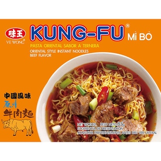 fideos sabor ternera paquete 85 g - Kung-fu