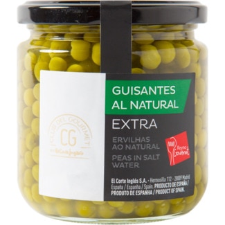 Ervilhas ao Natural frasco 205 g - Club Del Gourmet