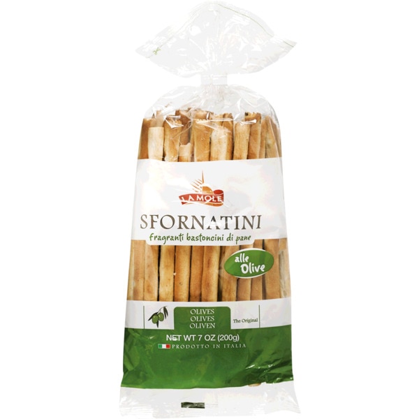 Gressinos Sfornatini de Azeitona embalagem 200 g