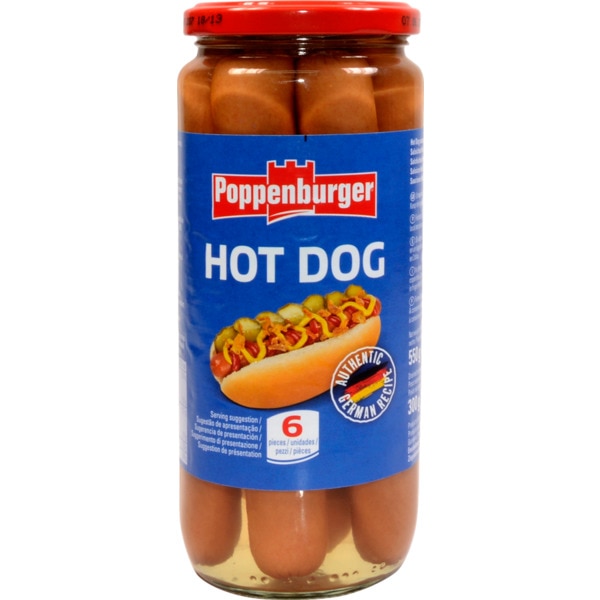 Salsichas Hot Dog frasco 300 g