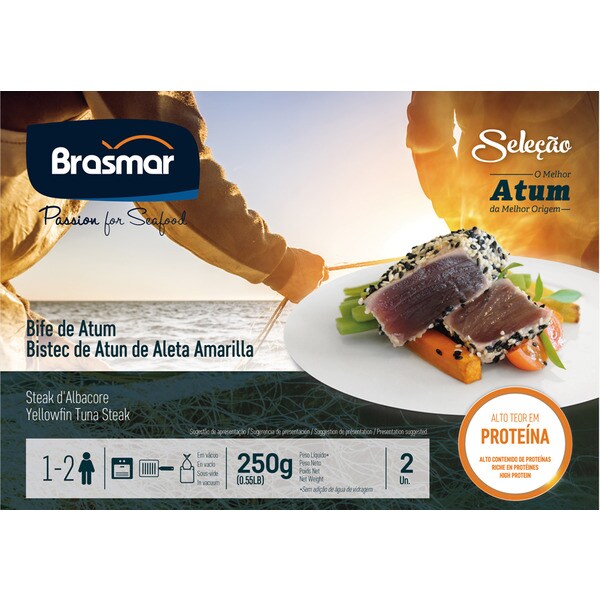 Brasmar Bife de Atum embalagem 250 g