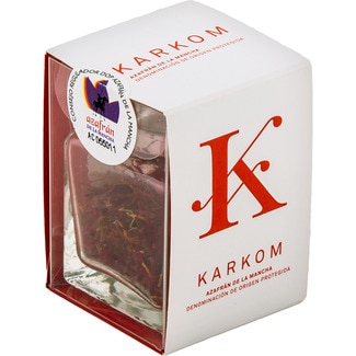 azafrán en hebras DOP Azafrán de La Mancha frasco 1 g - Karkom