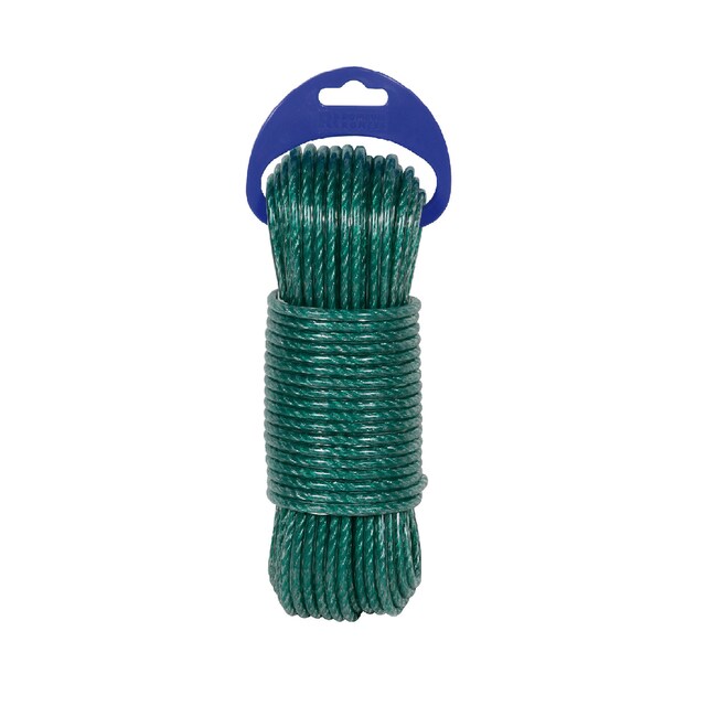 Imagen 0 de Madeja Cuerda Cableada Plastificada 4 cabos 10 m