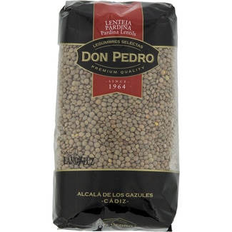 lenteja pardina paquete 1 kg - Don Pedro