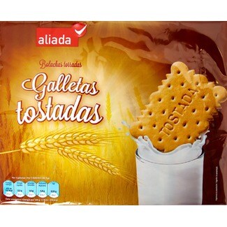 Aliada Bolachas Torradas Pack 4 embalagem 800 g