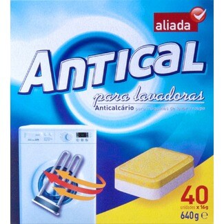 Aliada Anti-Calcário para a Máquina da Roupa em Pastilhas embalagem 40 unidades