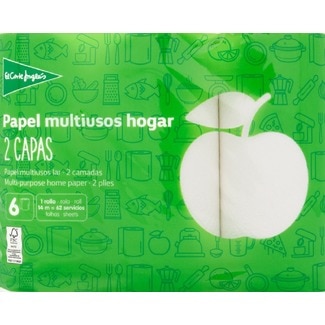 Rolo de Cozinha 2 Capas embalagem 6 unidades - El Corte Inglés