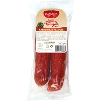 Chouriço Picante embalagem 160 g - Damatta Sabor Português