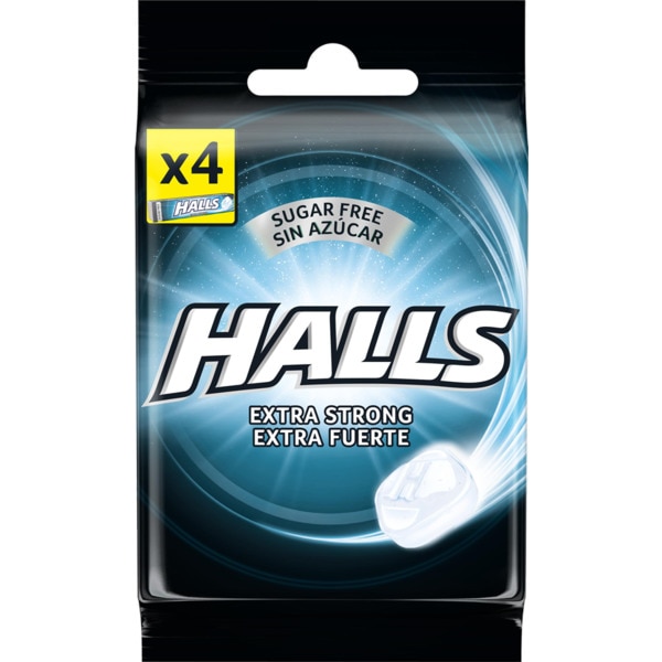 Rebuçados Extra Forte sem Açúcar Pack 4 embalagem 32 g