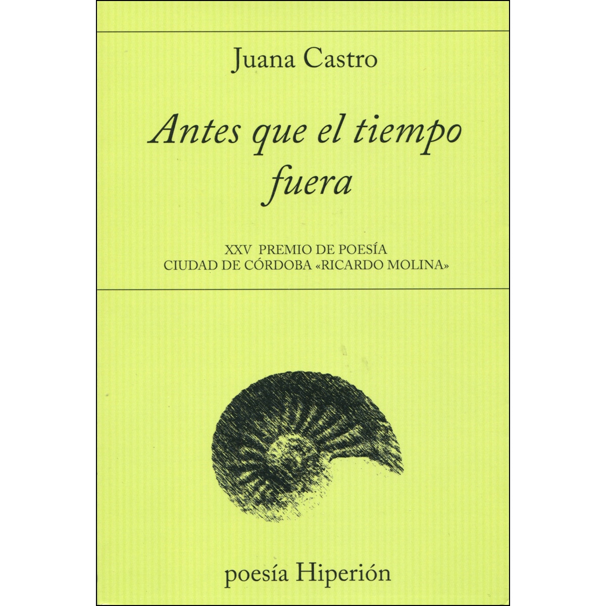 Imagem 0 de Antes que el tiempo fuera: Xxv premio ciudad de córdoba «ricardo molina»(Tapa blanda)