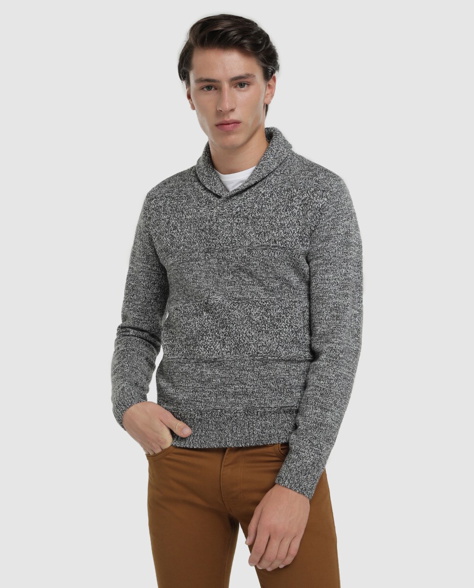 Jersey de hombre con cuello smoking · Easy Wear · El Corte Inglés
