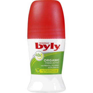 Desodorizante Organic Fresh Activo Roll-On embalagem 50 ml - Byly