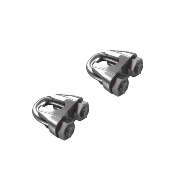 Imagen 0 de Sujetacable Acero Cincado 5 mm 2 Uds