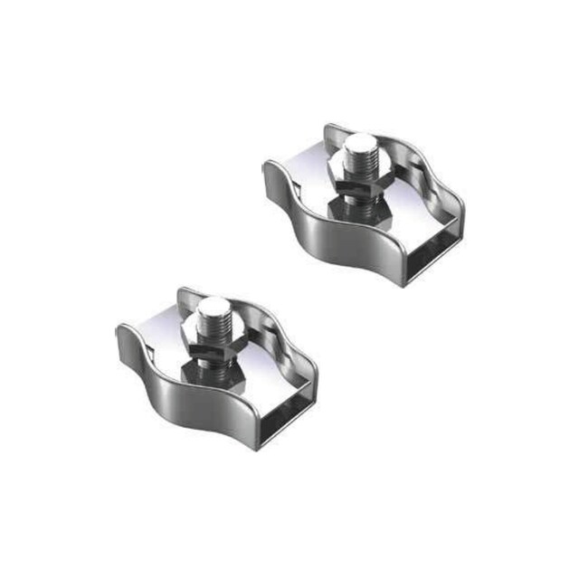 Imagen 0 de Sujetacable Plano Simple Cincado 3 mm 2 Uds