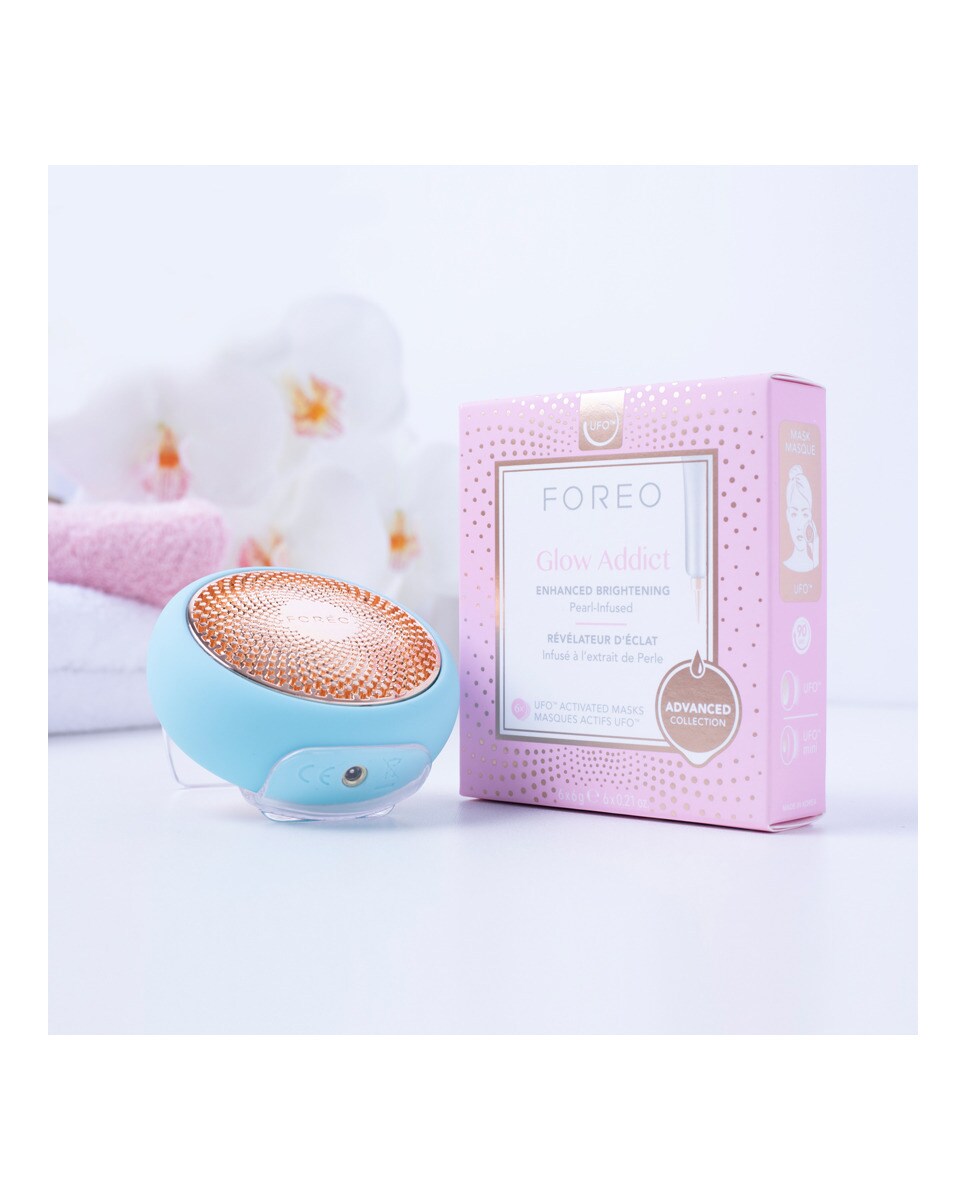 Glow Addict Mascarilla facial iluminadora para UFO/UFO mini de FOREO Glow Addict Mascarilla facial iluminadora para UFO/UFO mini de FOREO