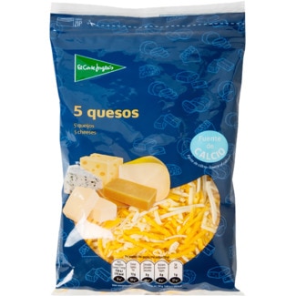 Queijo Ralado Cinco Queijos embalagem 200 g - El Corte Inglés