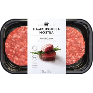 Hambúrguer Americano 2 Unidades embalagem 400 g - Hamburguesa Nostra