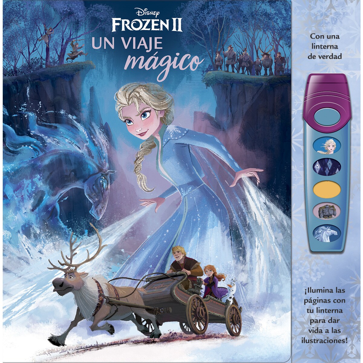 Libro de sombras que brilla Frozen II 1