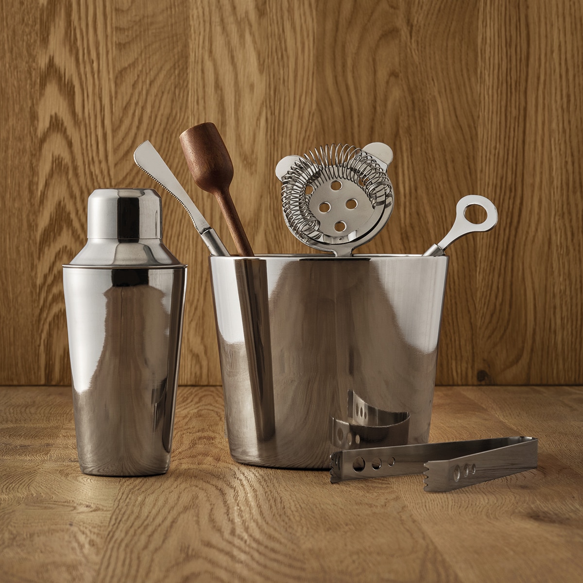 Conjunto de cocktail 7 peças Chicago El Corte Inglés Aço-4