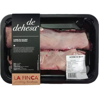 Vacuno Mayor de Dehesa entraña peso aproximado bandeja 300 g - La Finca