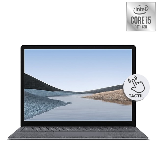 Portátil Microsoft - Nuevo Surface Laptop 3, I5, 8 GB, 256 GB Platino Alcántara