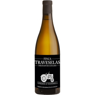 vino blanco treixadura lías DO Ribeiro botella 75 cl - Finca Traveselas
