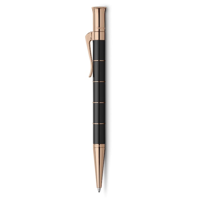 Imagem 0 de Esferográfica Anello Rose Gold Graf von Faber-Castell - Preto