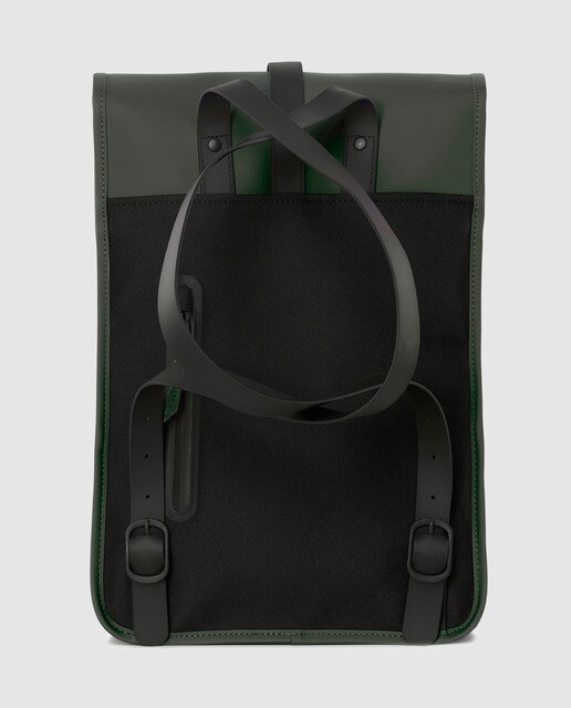 Mochila pequeña unisex Rains en verde con espacio para portátil · Rains · El  Corte Inglés