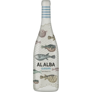 vino blanco albariño DO Rías Baixas botella 75 cl - Al Alba