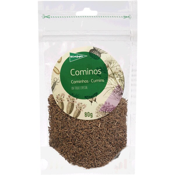 El Corte Inglés Cominhos embalagem 80 g