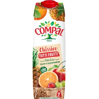 Néctar de Tutti Frutti Clássico embalagem 1 L - Compal
