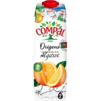 Néctar Laranja do Algarve Origens embalagem 1 L - Compal