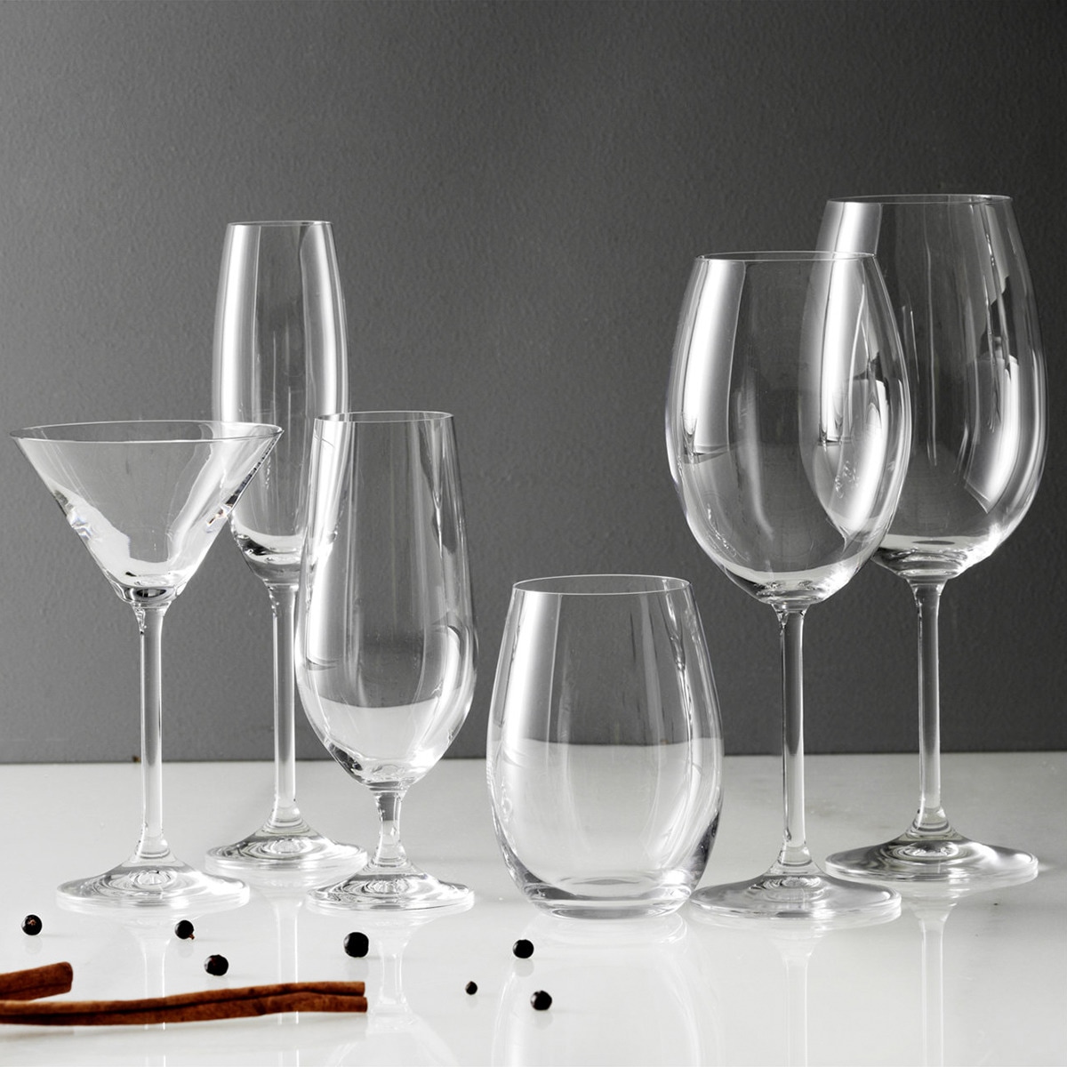 Conjunto de 4 copos de cocktail Natalia El Corte Inglés Transparente-6