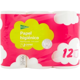 Papel Higiénico 2 Capas embalagem 12 unidades - El Corte Inglés
