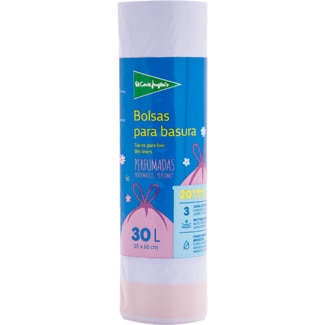 Sacos do Lixo Perfumados 30 L 55 x 60 cm embalagem 20 unidades - El Corte Inglés