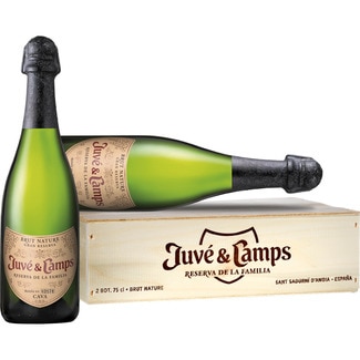 Reserva de La Familia cava brut nature gran reserva Estuche de madera 2 botellas 75 cl - Juve & Camps