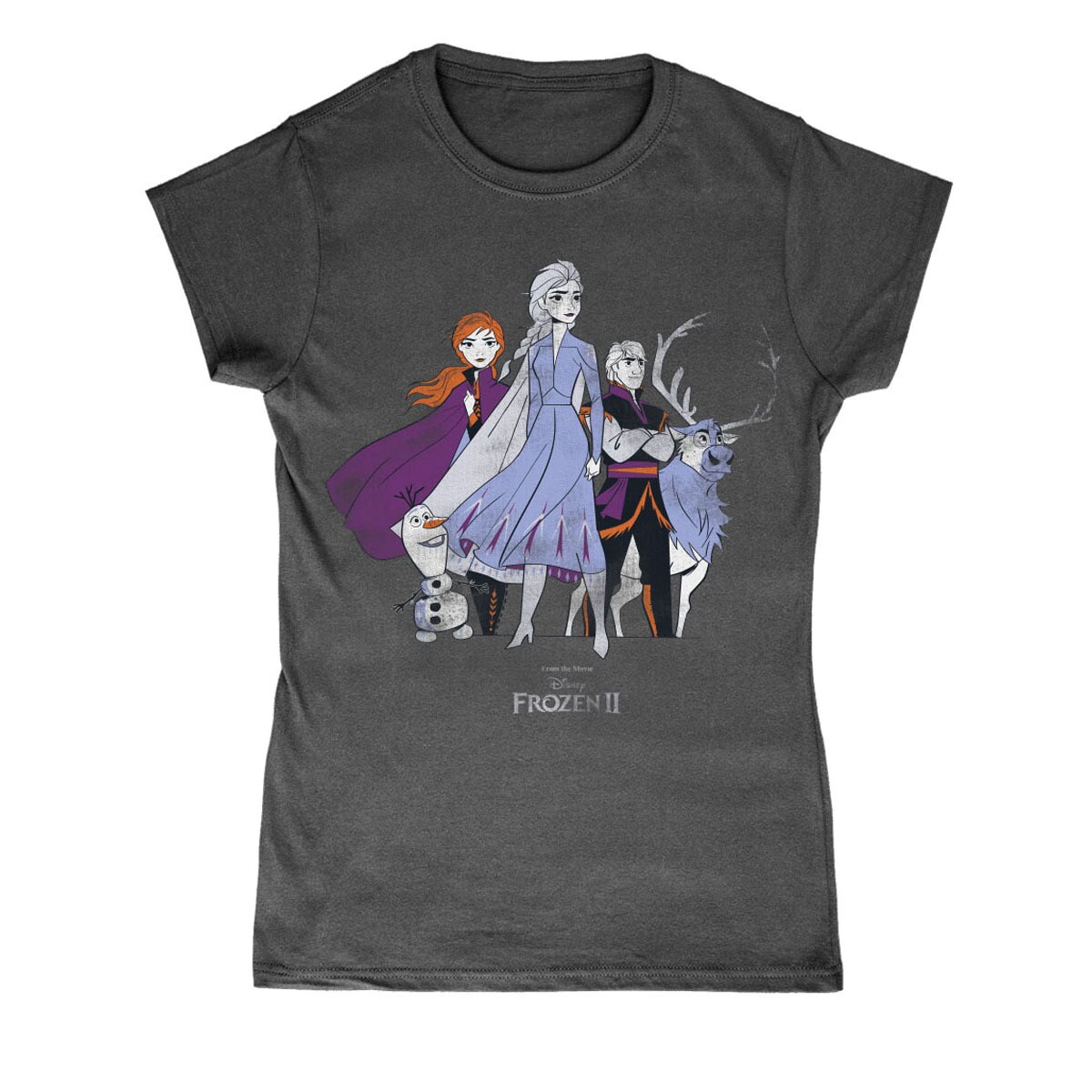 Brands In Limited - Camiseta Disney Frozen II Personajes Frozen