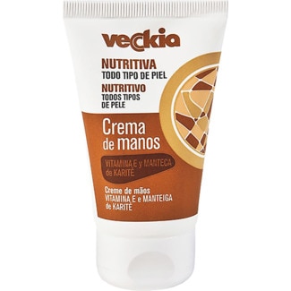 Creme para as Mãos Nutritivo com Karité para Todos os Tipos de Pele embalagem 50 ml - Veckia