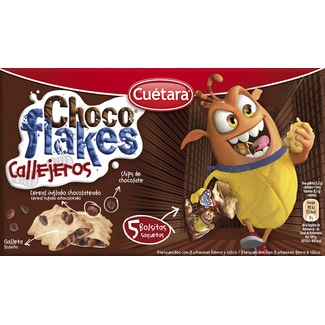Bolachas de Cereais com Chocolate embalagem 250 g - Cuétara Choco Flakes