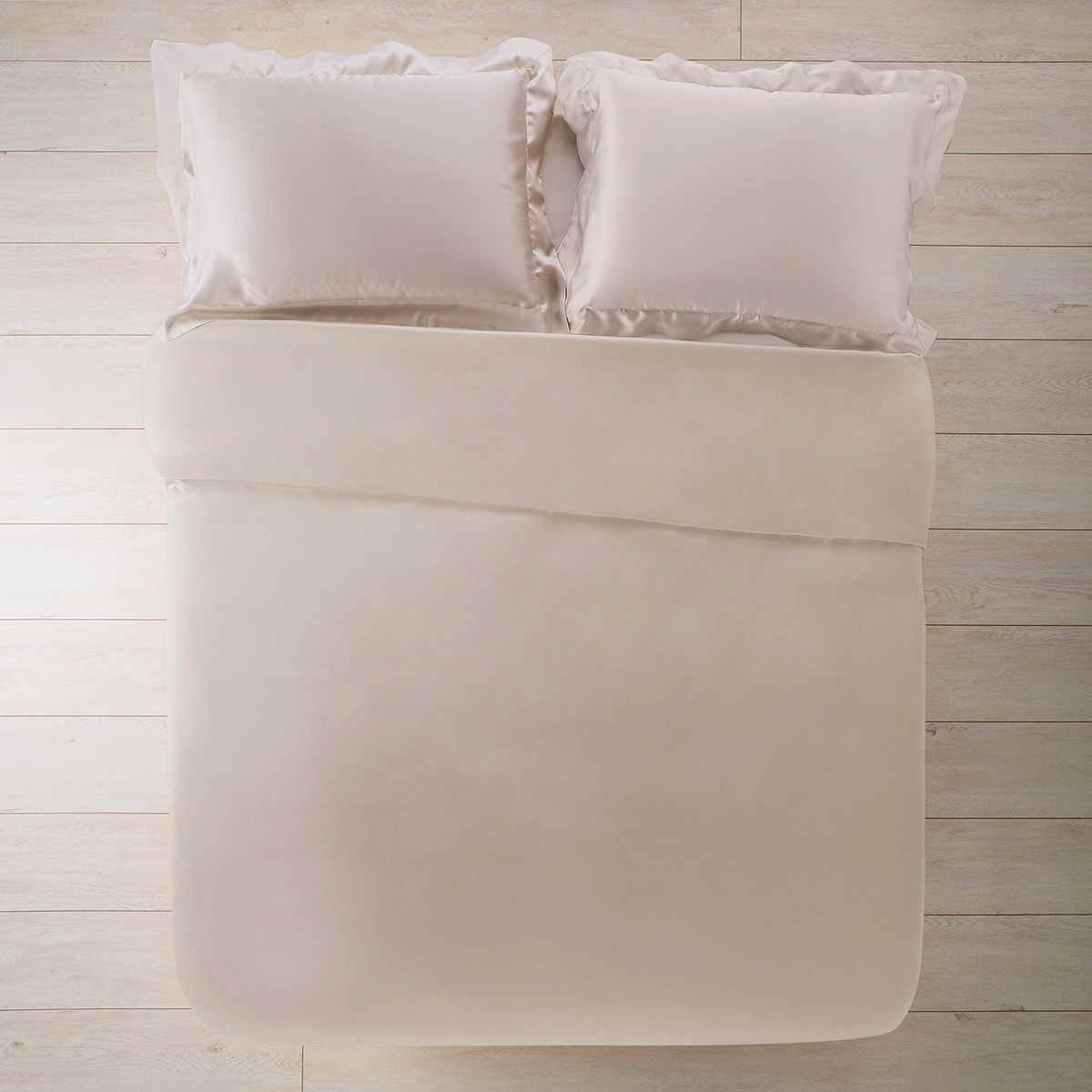 Capa de almofada de seda Mulberry Plain Colour Vison-3