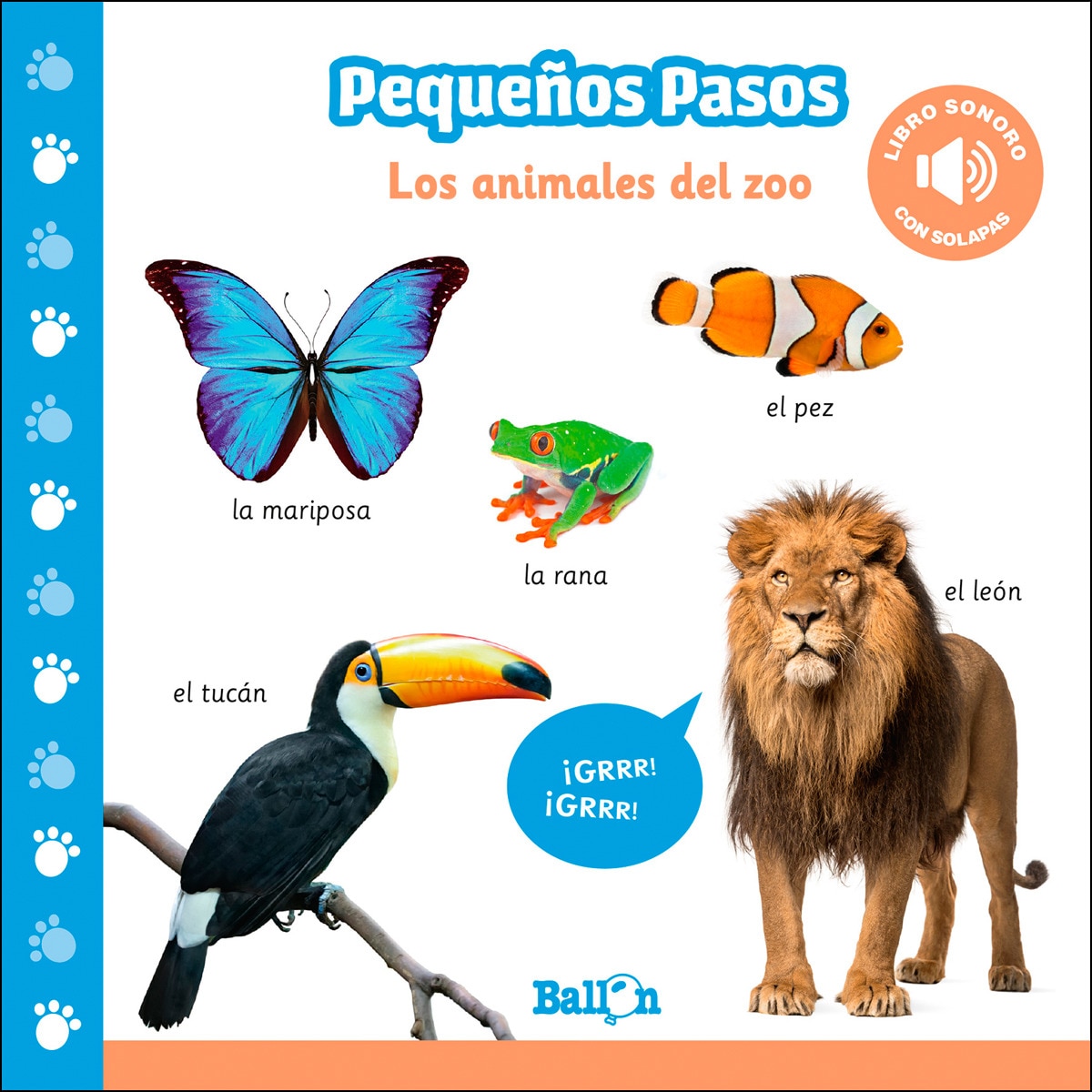 LOS ANIMALES DEL ZOO - PP LIBRO SONORO 1