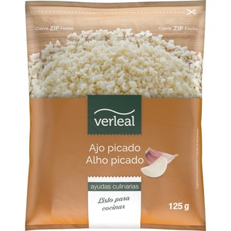 ajo picado bolsa 125 g - Verleal