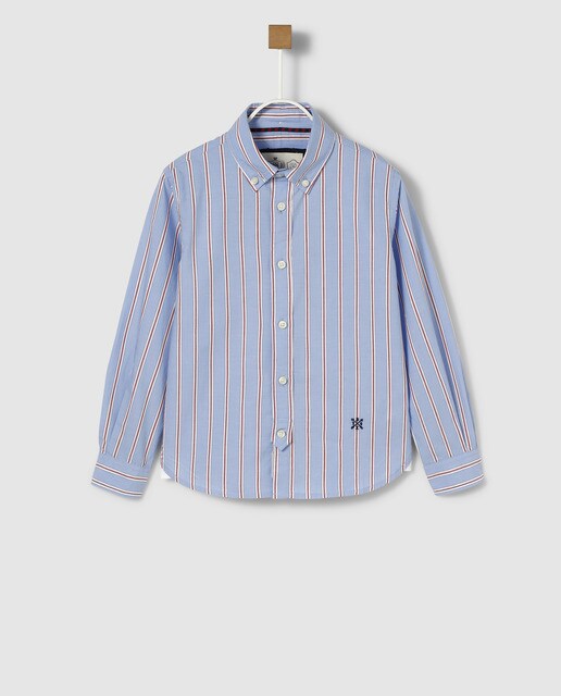 camiseta rayas rojas y blancas niño