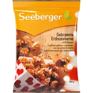 Amendoins Torrados com Sésamo 150 g - Seeberger