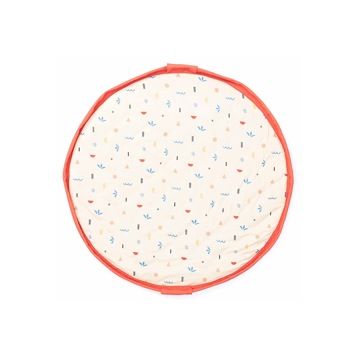 Play & Go - Manta/Bolsa Portátil Soft Iconos Salmón/blanco