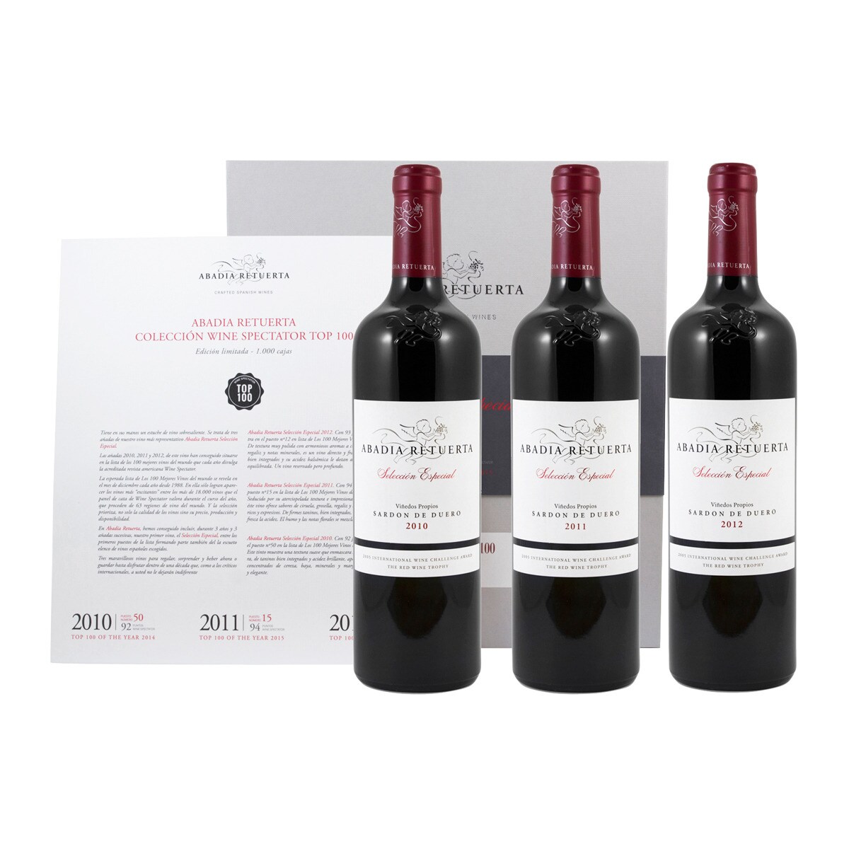 Abadía Retuerta - Estuche 3 Botellas Selección Especial Vino Tinto 2010, 2011, 2012