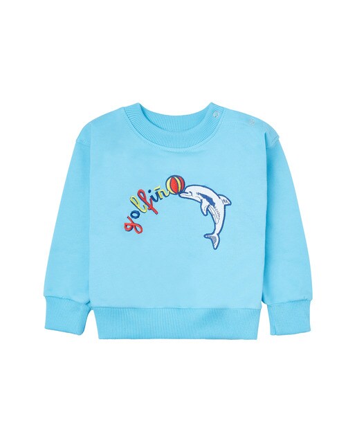 Imagen 0 de Sudadera de uniforme celeste
