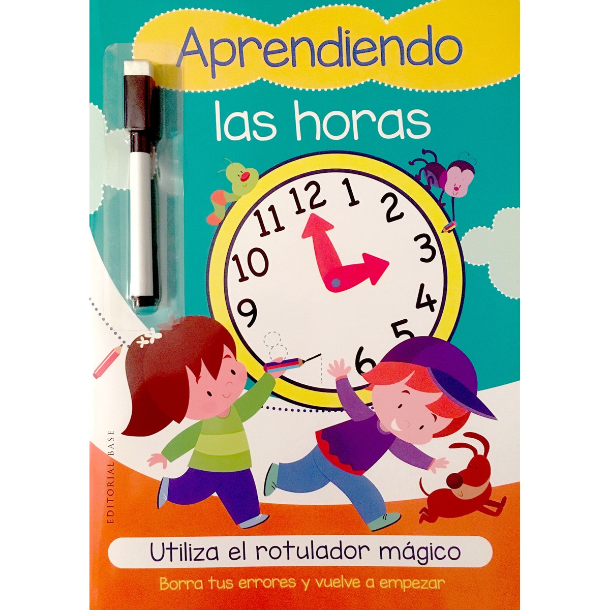 Imagen 0 de Aprendiendo las horas. Utiliza el rotulador mágico