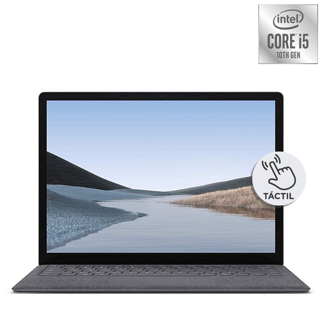 Portátil Microsoft - Nuevo Surface Laptop 3, I5, 8 GB, 128 GB Platino